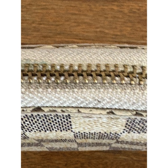 LOUIS VUITTON Damier Azur Zippy Wallet Long Wallet LV Auth VERY PRE-LOVED READ - Picture 9 of 16